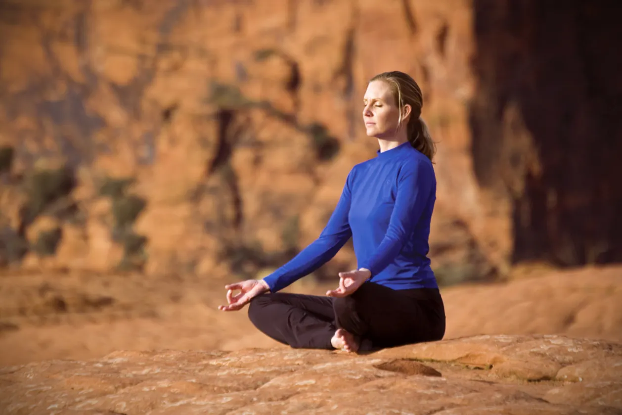 yoga at snow canyon